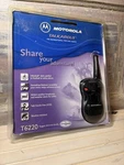 Motorola Talkabout T6220 Black Portable 14-CHANNEL Frs 2-WAY Radio Walkie Talkie New. Price: $49.99.