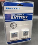 Midland Rechargeable Battery Packs AVP8 - Works W/ Most Lxt Frs Radios New. Price: $19.99.