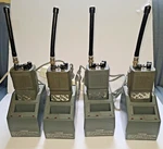Maxon Lot Of 4 CS-0510 Vhs Transceivers And CA-1110A Chargers Tested Used. Price: $99.99.