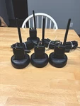 Motorola Mag One BPR40 Black Portable Two-way Radios 3 Pack With Chargers Used. Price: $239.99.