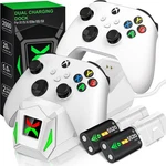 Controller Charger Station With 2X5520MWH Rechargeable Battery Packs For Xbox... New. Price: $60.99.