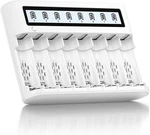 Ebl Aaa Battery Charger, Independent 8 Slots With Advanced Discharge Function New. Price: $32.99.