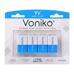 Voniko 9V Batteries - Alkaline Battery 4 Ultra Count (pack Of 1) New. Price: $10.90.