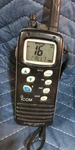 Icom IC-M1B Vhf Marine Transceiver Radio With AD-95 Charger Base Used. Price: $150.00.