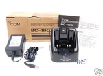 New Icom BC-190 W/ac Rapid Charger For IC-F50V IC-F60V In BP-227. Price: $69.95.