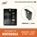 PMNN4468 Replacement Battery Motorola Radios SL300, SL3500E, SL7500, TLK100 New. Price: $29.99.