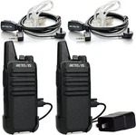 Retevis RT22 Walkie Talkies Two Way Radios For School/church&headsets 2PACK New. Price: $39.99.