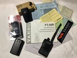 Vintage Yaesu Handheld Transceiver # FT-50R Ham Radio Battery Case Speaker Mic + Used. Price: $129.00.