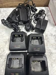 4-MOTOROLA NTN1171A Battery Chargers W/ 2580162R01 (4)-POWER Supply/transfromer Used. Price: $59.99.
