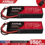 2PCS Hrb 11.1V 9500MAH 3S Lipo Battery For Tr Car Helicopter Quad Drone New. Price: $119.99.