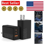2-PACK 100W Gan Usb Wall Charger Advanced Safety Features For Fast Charging New. Price: $42.29.