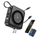 For Magsafe Portable Charger With Wall Plug, 6-IN-1 Magnetic Black New. Price: $63.99.