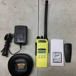 Motorola HT1250 Lb 35 - Meg 128CH Radio With Battery Antenna & Charger Yellow Used. Price: $250.00.