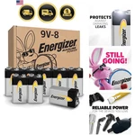 9V Battery 8 Pack Long Lasting Alkaline Power For Household New. Price: $52.22.
