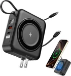 For Magsafe Portable Charger With Wall Plug, 6-IN-1 Magnetic Black New. Price: $54.32.