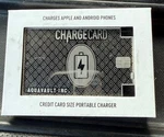 New Aquavault Credit Card Size 2300MAH Portable Fast 1.5V Phone Charger Silver. Price: $23.95.