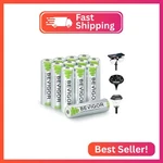Bevigor Rechargeable Aa Batteries, 12 Pack 1000MAH 1.2V Nimh 1300X Times High Ca New. Price: $17.05.