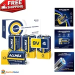 4 Count Allmax 9V Maximum Power Batteries Reliable For Smoke Detectors & More New. Price: $16.09.