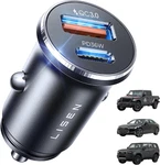 Lisen 69W Mini Cigarette Lighter Adapter Car Charger Usb Fast Charging, 12V New. Price: $11.82.
