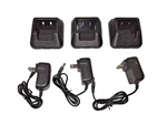 Lot 3 Baofeng CH-5R Walkie Talkie Desktop Charger Base W/ Adapter -untested For. Price: $29.99.
