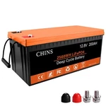 Chins 12V 200AH LIFEPO4 Battery, Bms,for Golf Car, Trolling Motor Etc(used). Price: $260.00.
