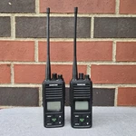 2X Samcom FPCN10A Uhf Handheld 2-WAY Radio System Black Used. Price: $59.99.