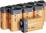 Amazon Basics 8-PACK 9V Alkaline Batteries 5-YEAR Shelf Life Smoke Detector Etc New. Price: $10.99.