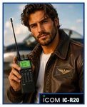 Icom R20 Handheld Receiver Scanner Box Charger Antennas Used. Price: $550.00.