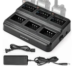 Baofeng Six Unit Charging Station For BF-F8HP UV-5RPRO UV-5X3 Walkie Talki Open. Price: $43.99.