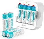 1.5V Rechargeable Aa Lithium Batteries 3500MWH Li-ion Battery& Fast Charger Lot New. Price: $24.69.