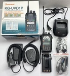 Wouxun KG-UVD1P Dual Band Multifunctional Two-way Radio Handheld Transceiver Lot Used. Price: $160.00.
