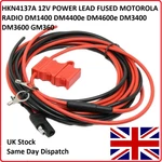 12V Power Lead Fused Motorola Radio DM1400 DM4400E DM4600E DM3400 DM3600 GM360 New. Price: $20.17.