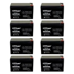 8 Pack - Expertpower 12V 7AH Rechargeable Sealed Lead Acid Battery New. Price: $141.99.