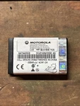 Motorola 3.6V Lith-ion Battery NNTN4655B Used. Price: $30.00.