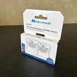 Midland AVP8 Two Rechargeable Battery Packs For 2-WAY Radios, New/sealed. Price: $19.98.