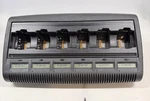 Motorola WPLN4198A Impres 6 Bay Adaptive Battery Charger Used. Price: $213.00.