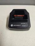 Motorola RLN5703C Minitor V Pager Desktop Battery Charger Base No Ac Adapter Used. Price: $30.00.