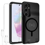 Samsung Galaxy A55/A35 12000MAH Battery Case Power Bank Wireless Charging New. Price: $64.20.