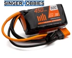 Spektrum SPMX4503SIC2 Smart Lipo Battery 50C 11.1V/450MAH W/ Connector Hh New. Price: $20.99.