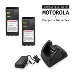 HNN9008 Batteries & Charger Kit For Motorola Radios HT750, HT1250, GP380, MTX850 New. Price: $53.99.