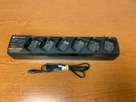 Motorola PMLN6387A 6-BAY Multi-unit Charger Base For Two-way Radios Used. Price: $249.99.