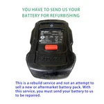 Rebuild Service For Stryker Smart Battery 6500-101-010 Upgrade To 3AH. Price: $260.00.