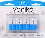 Voniko 9V Batteries - Alkaline Battery 4 Ultra Count (pack Of 1) New. Price: $10.70.