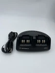 Motorola BC6LMVIR01 Class 2 Dual Walkie Talkie Charger Base Cradle Tested Works Used. Price: $32.95.